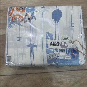 NWT Star Wars Droid Twin Sheet Set